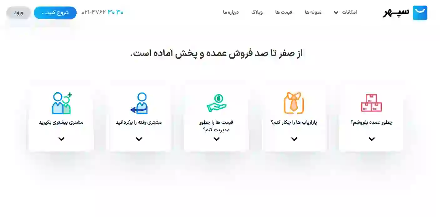 اپلیکیشن عمده فروشی و ویزیتوری