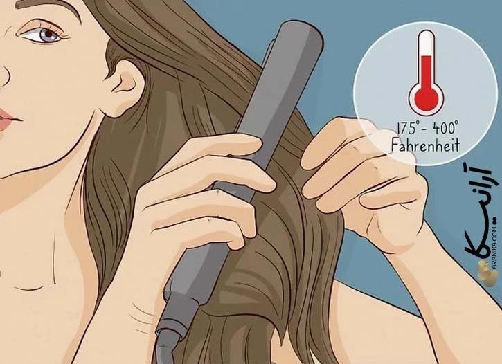 حداقل و حداکثر دما در اتو مو