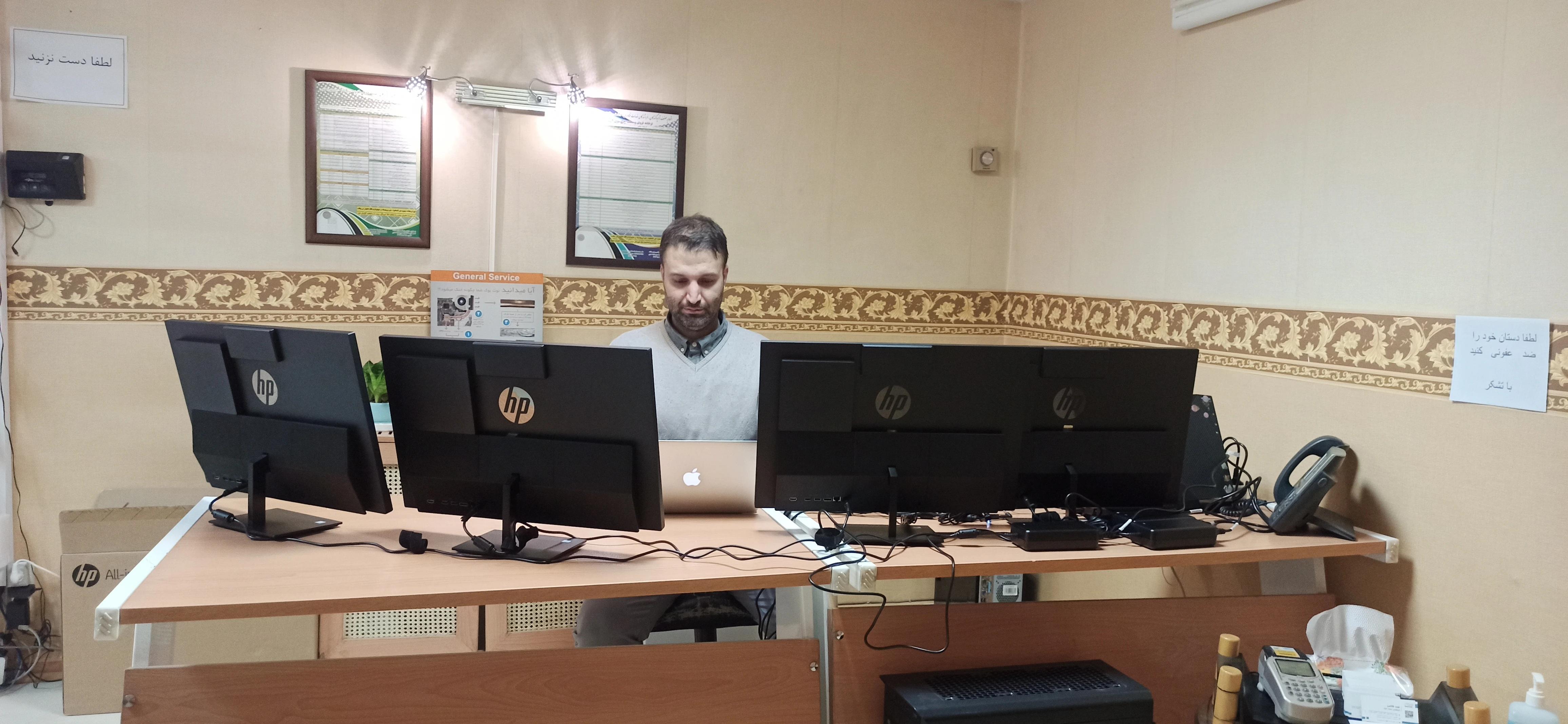 تست نهایی دستگاه در ایریکام