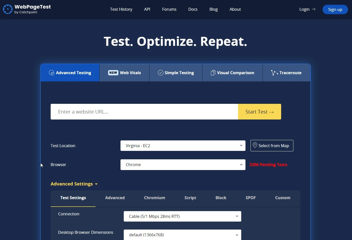 WebPageTest