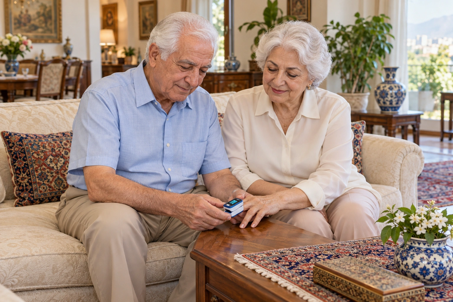 اندازگیری اکیژن خون در منزل 