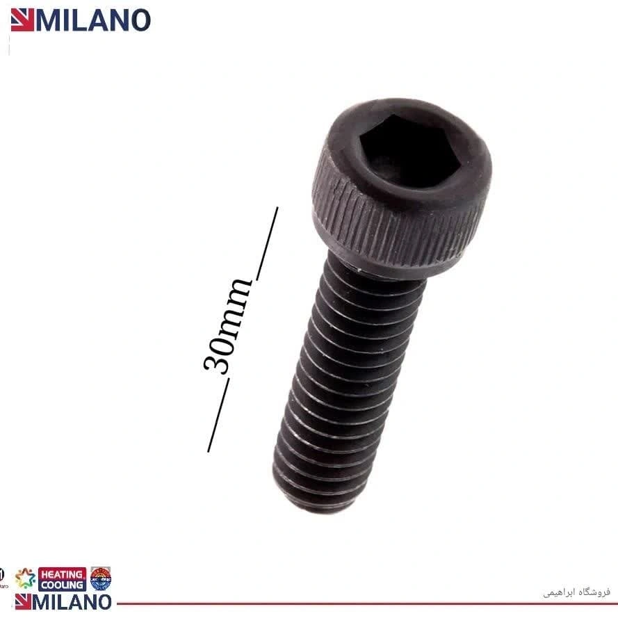 پیچ مبدل صفحه ای 30mm کد 8930 A
