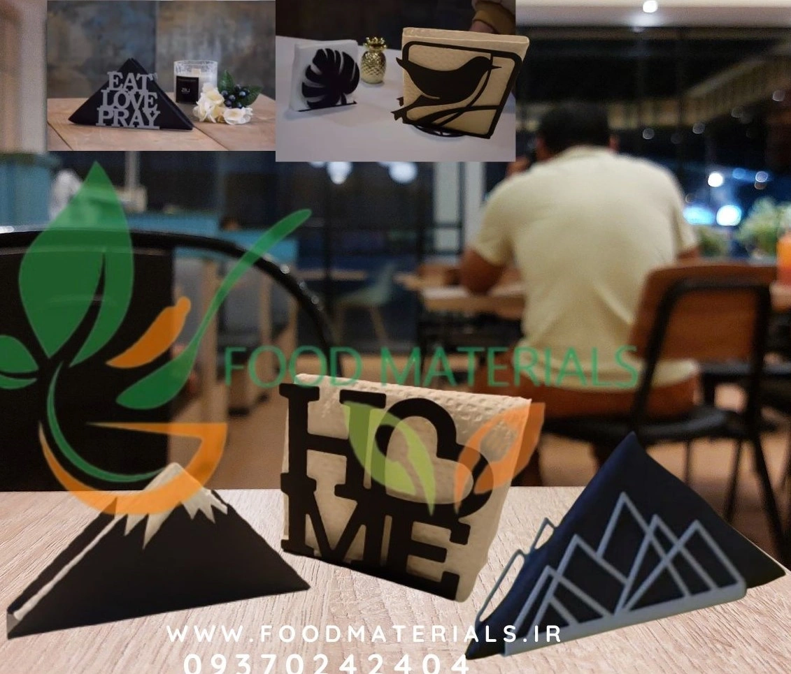 جای دستمال اغذی رومیزی برای کافه و رستوران