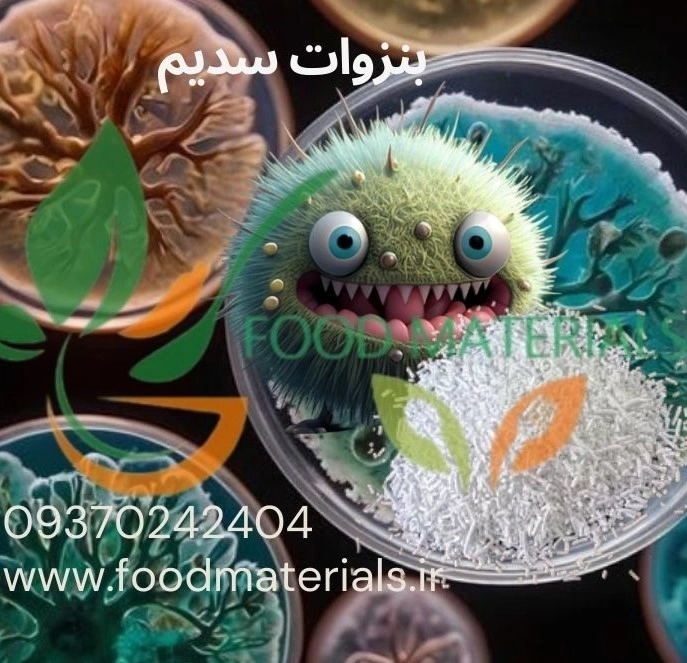 بنزوات سدیم خوراکی E211 مناسب صنایع غذایی