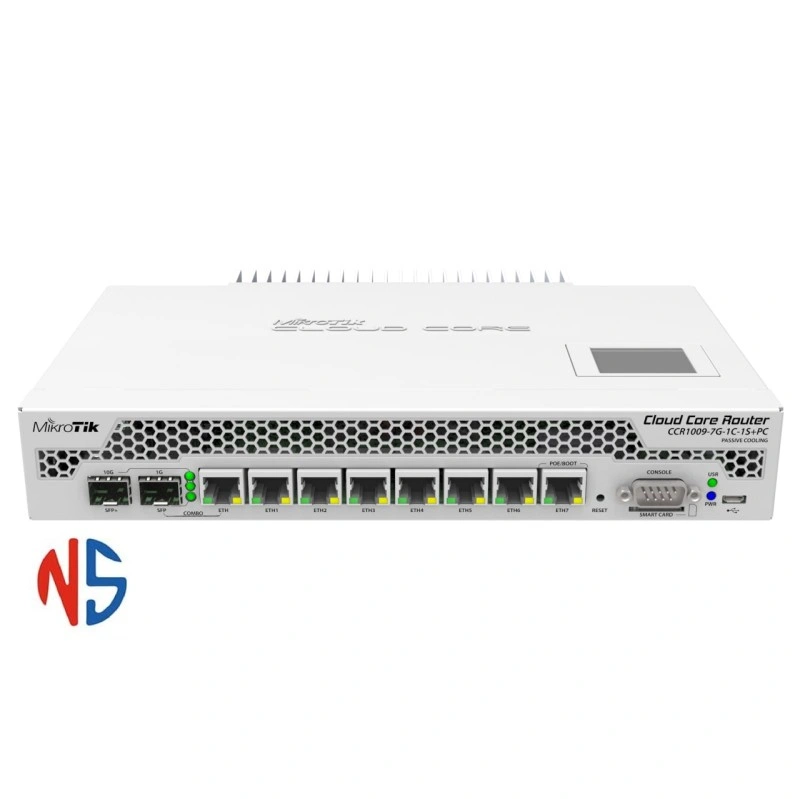روتر میکروتیک CCR1009-7G-1C-1S+PC