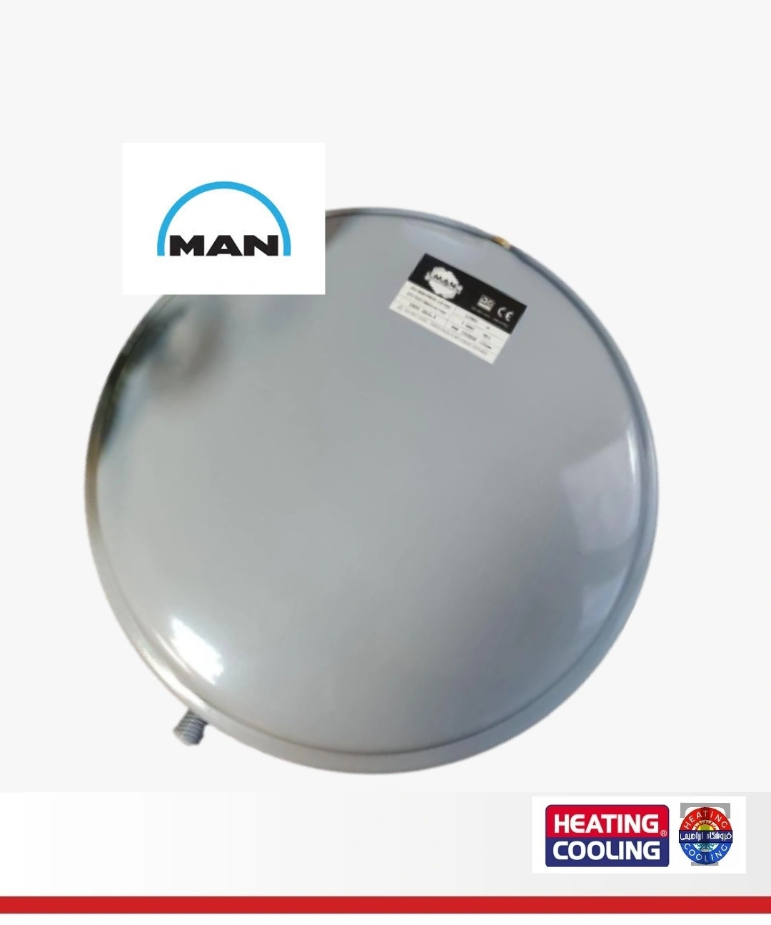 منبع انبساط پکیج 8_لیتری 3/8- من MAN کد 8838