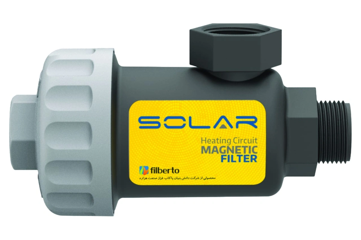 فیلتر مدار گرمایش سولار  solar کد   70705  فیلبرتو