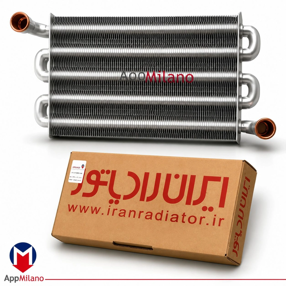 مبدل پکیج ایران رادیاتور ش خاری OR -27CM کد 0027  P 0982 - 0724..