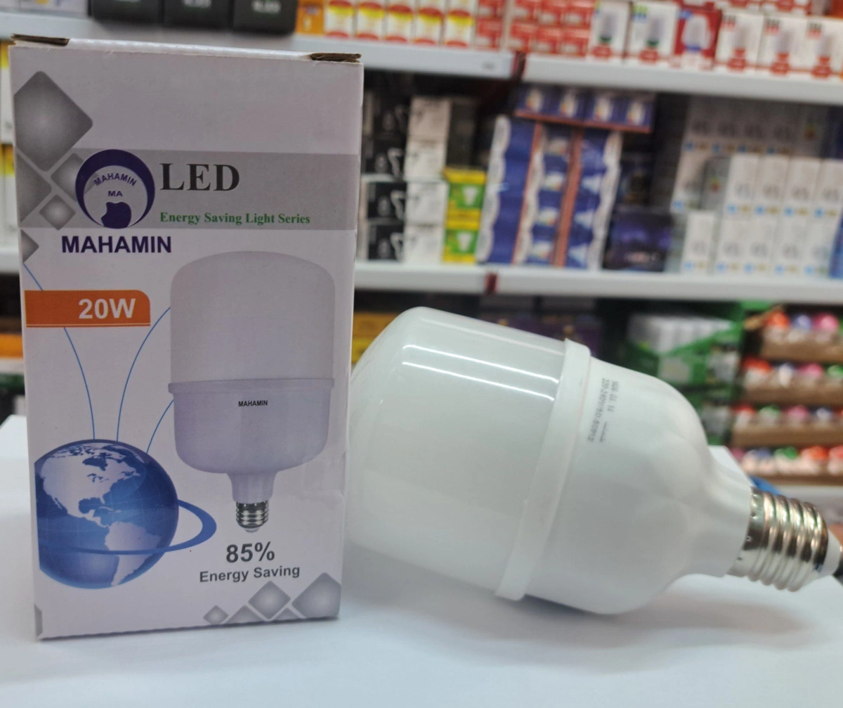 لامپ 20 وات استوانه مهامین