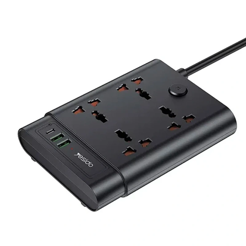 چند راهی برق  USB دار Yesido مدل MC11 با کابل 2 متری