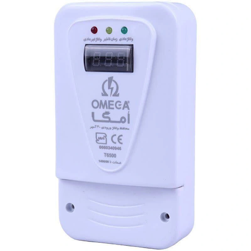 محافظ ولتاژ ورودی دیجیتال 40 آمپر امگا T6500