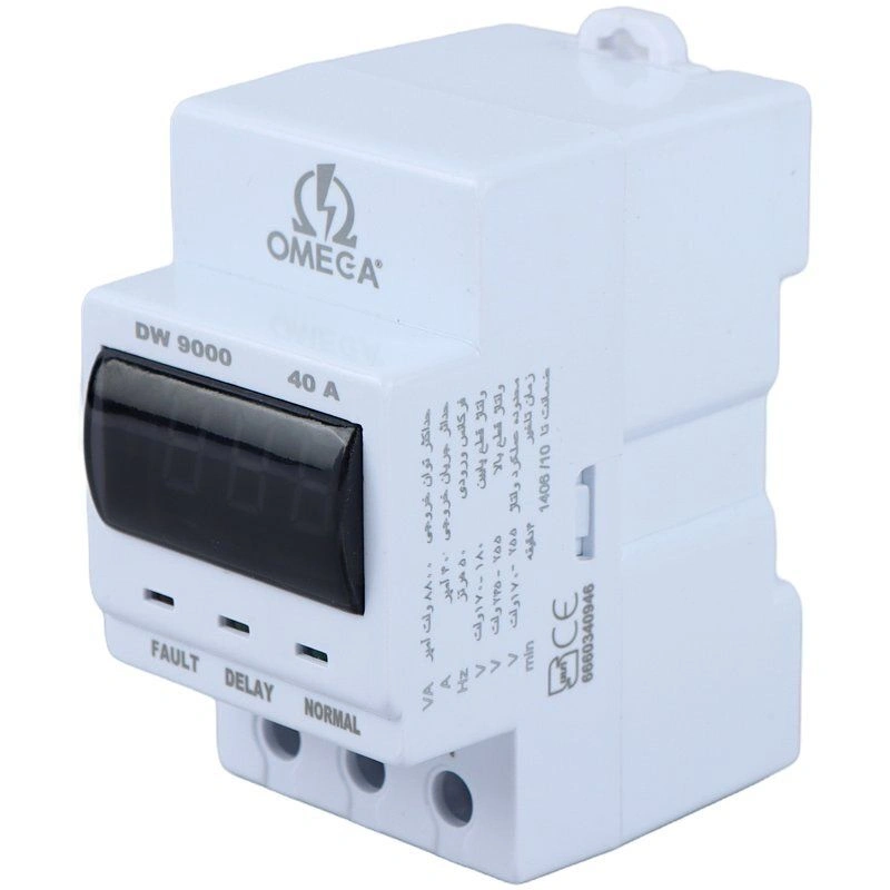 محافظ ولتاژ ورودی 40 آمپر امگا DW9000 OMEGA