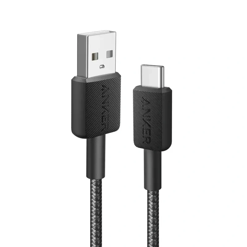 کابل شارژ USB به USB-C انکر 322/A81H5 طول 90 سانتی متر Anker گارانتی طلایی ایستا