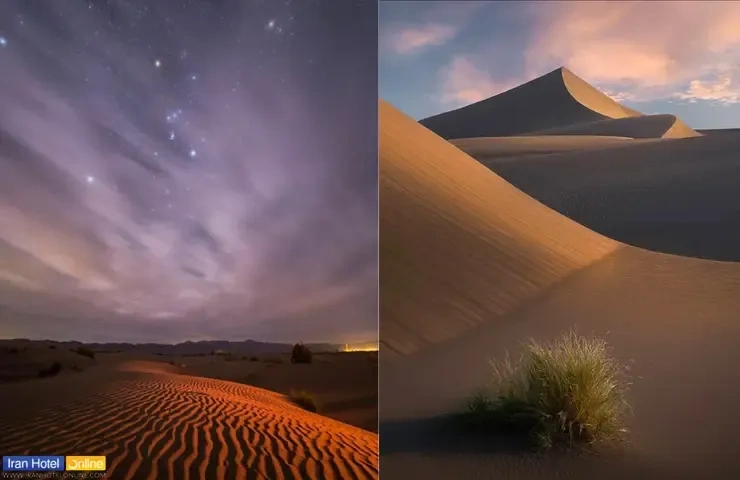 🏕️🌌 شب‌مانی و کمپینگ کویر ورزنه
