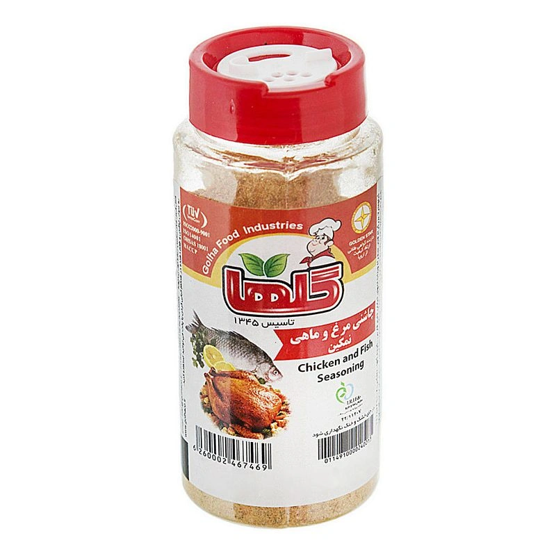 چاشنی مرغ وماهی 100 گرم پت گلها