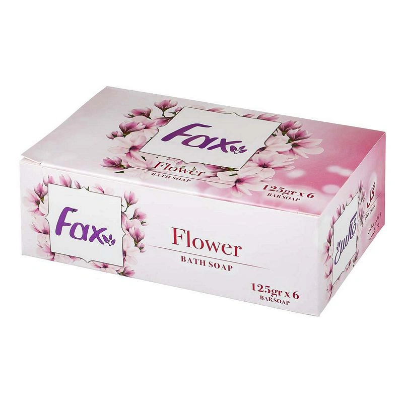 صابون گل 125 گ 6 عددی فاکس