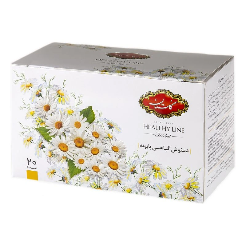 دمنوش گیاهی بابونه 20عددی گلستان