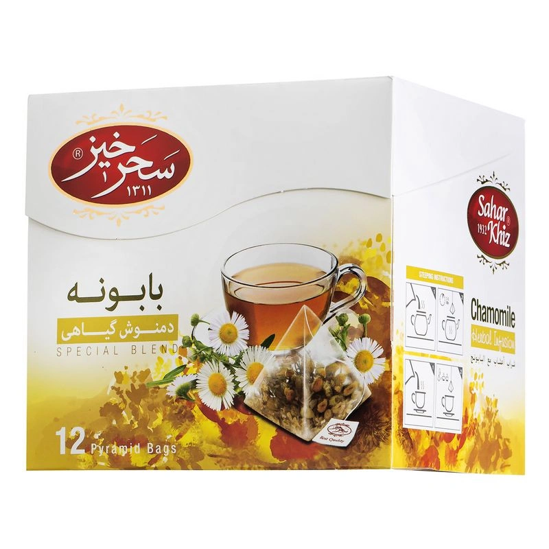 دمنوش گیاهی بابونه 12ع سحرخیز