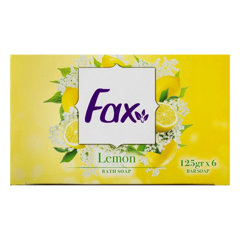 صابون لیمویی 125گ 6عددی فاکس
