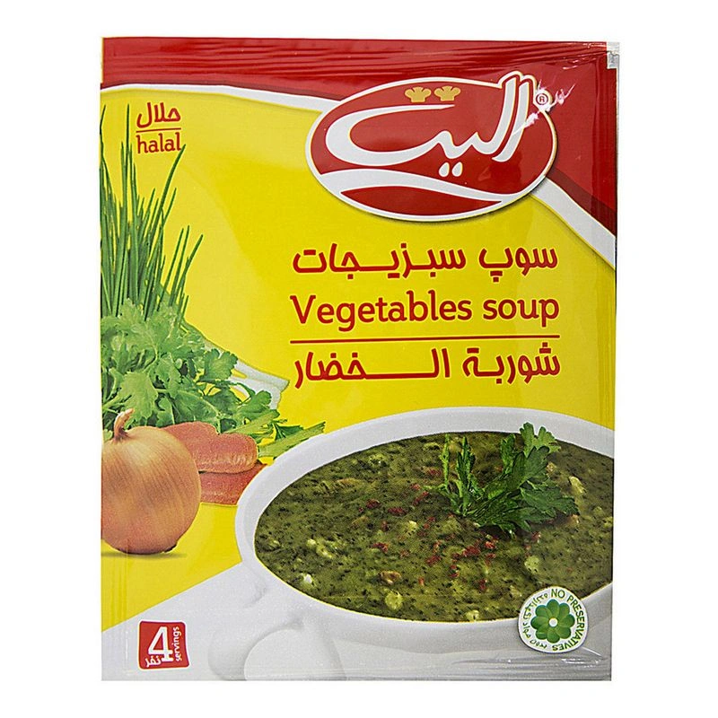سوپ سبزیجات نیمه اماده الیت