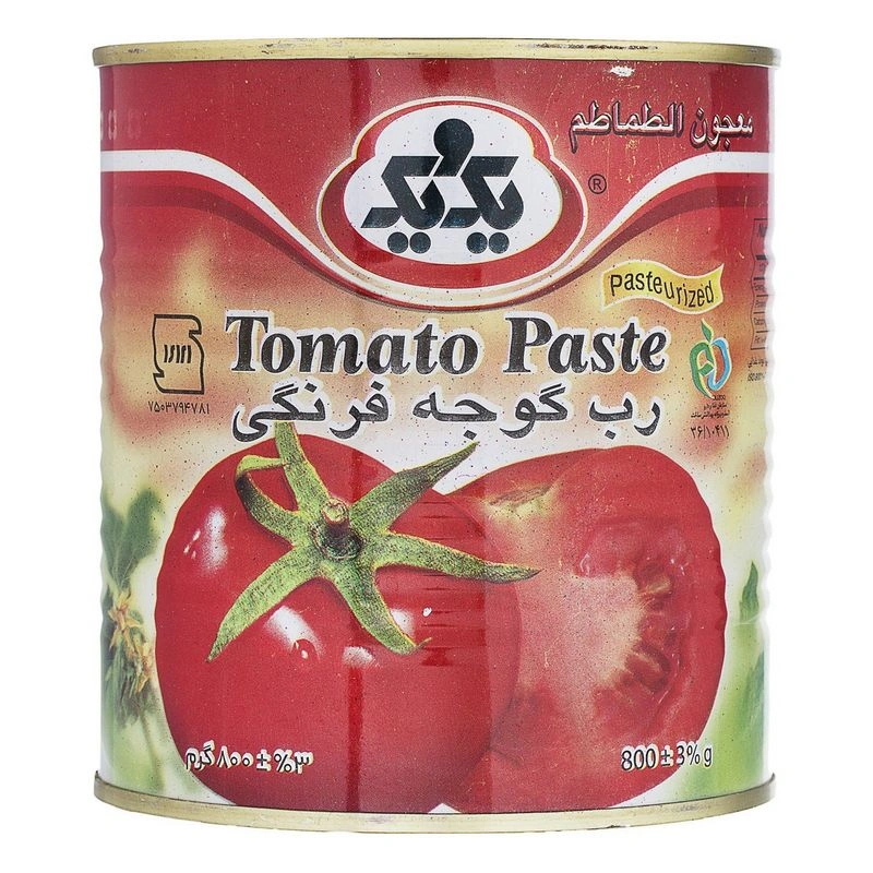 کنسرو رب گوجه یک ویک 800گ قوطی