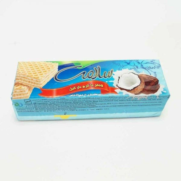 ویفر نارگیلی 160گ سلامت