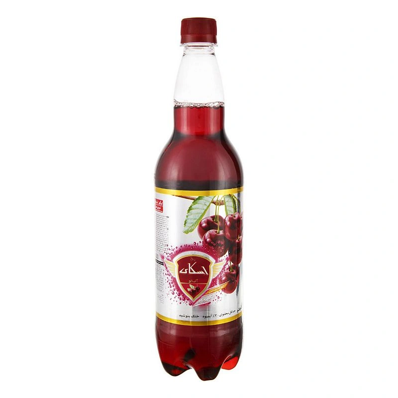 نوشیدنی آبمیوه گازدار آلبالو 1لیتر اسکای شیرین عسل