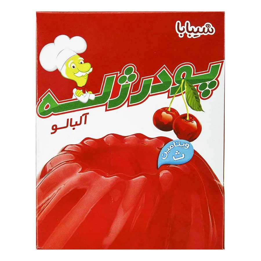 پودر ژله آلبالو شیبابا