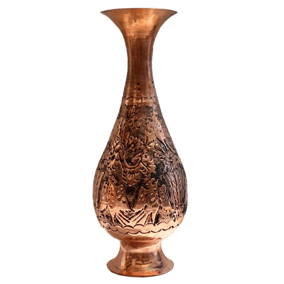 گلدان مسی