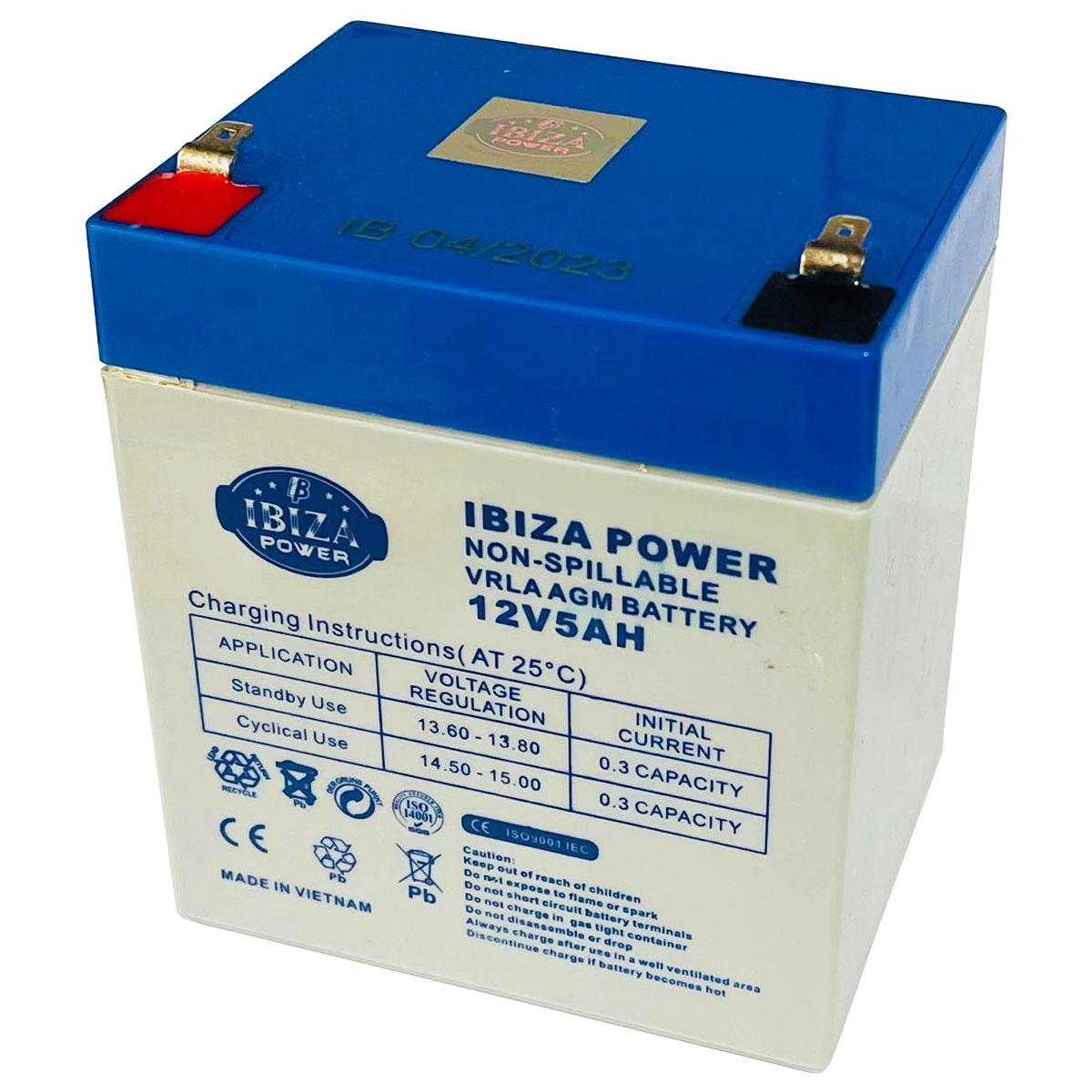 باتری 12 ولت 5 آمپر ایبیزا IBIZA POWER مدل AGM