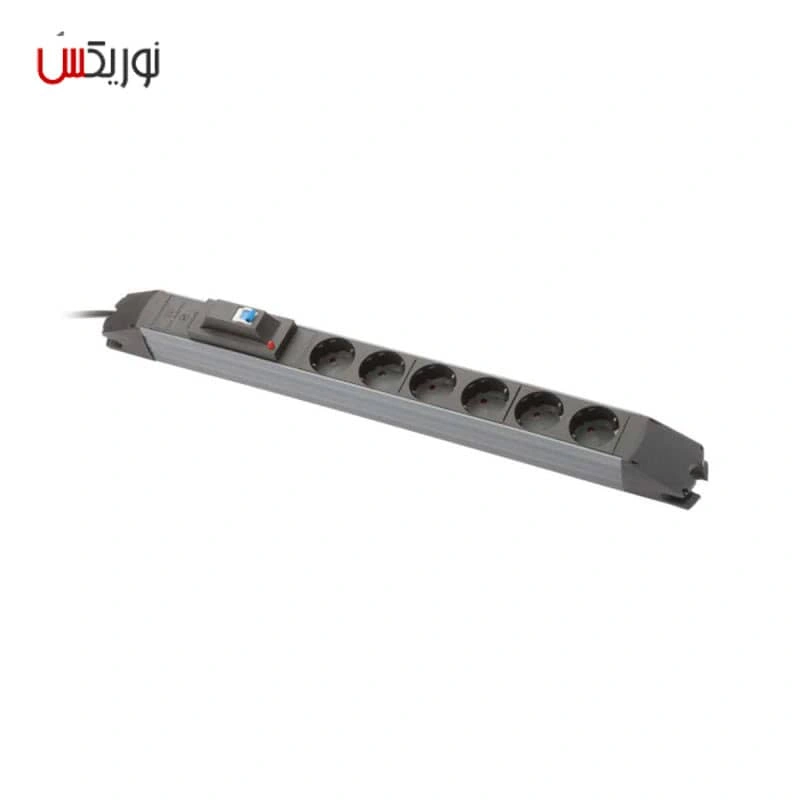 چند راهی برق 6 خانه با فیوز مینیاتوری 1.8 متری پارت الکتریک 