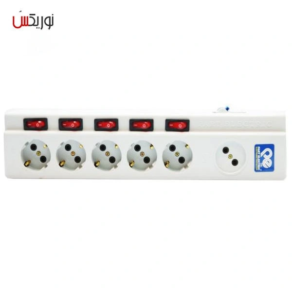  چند راهی برق فیوز دار 5+1 پارت الکتریک 