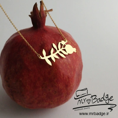 گردنبند زنانه شاخه انار