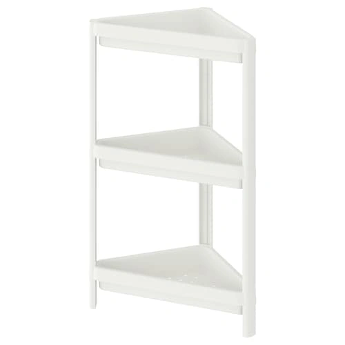 شلف سه طبقه IKEA مدل VESKEN سفید