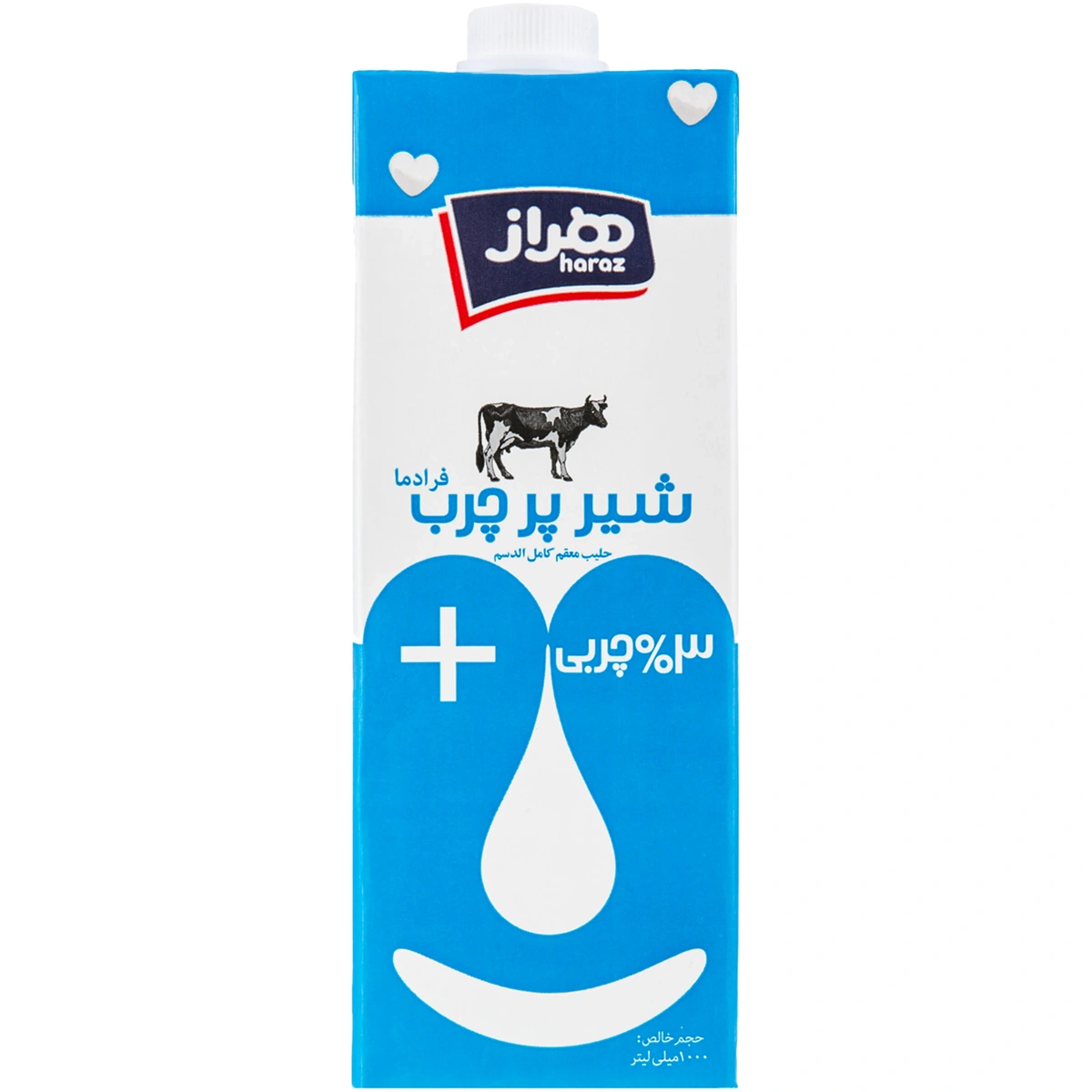 شیر پرچرب فرادما 1لیتر هراز