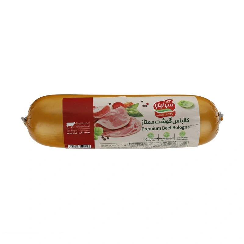 کالباس 80% گوشت ممتاز خانواده رولی 500گ سولیکو
