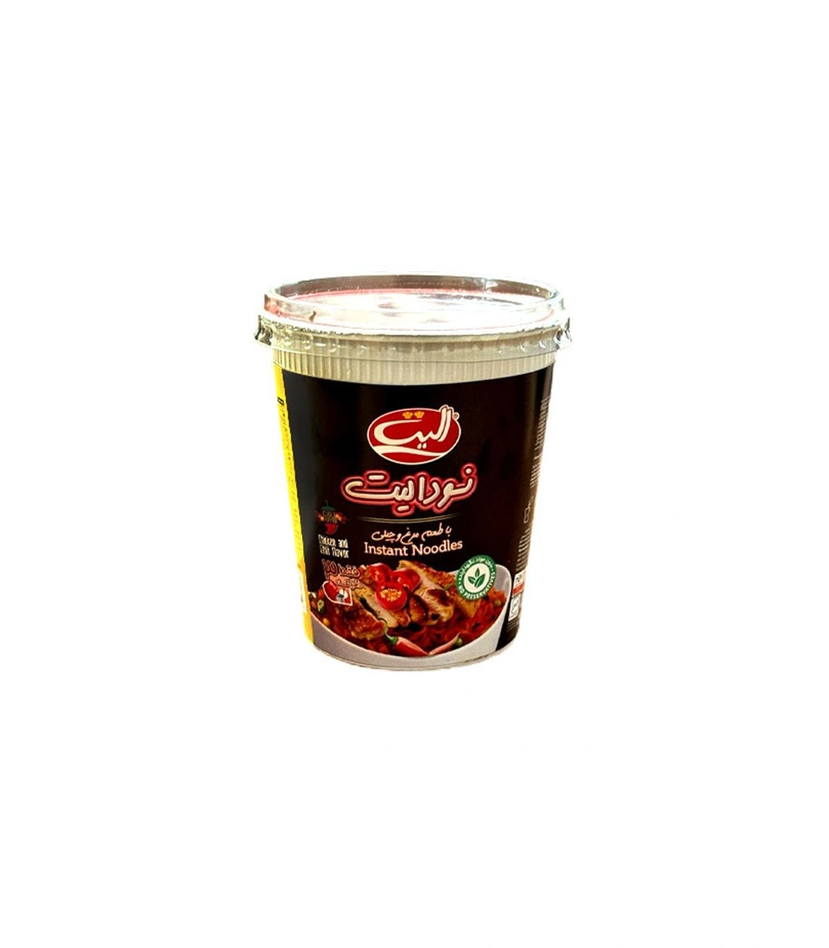 نودل لیوانی مرغ و چیلی الیت