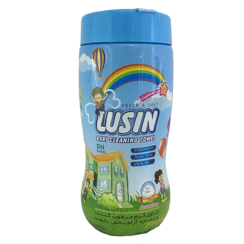 دستمال مرطوب کودک 50عددی لوسین