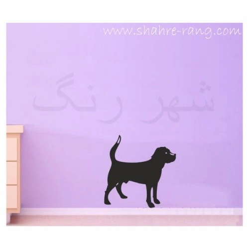 شابلون دیواری سگ کد 304