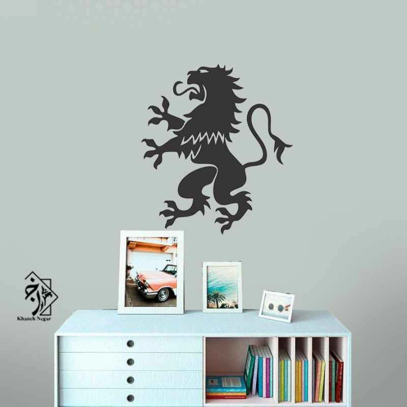 شابلون دیواری شیر چینی کد 519