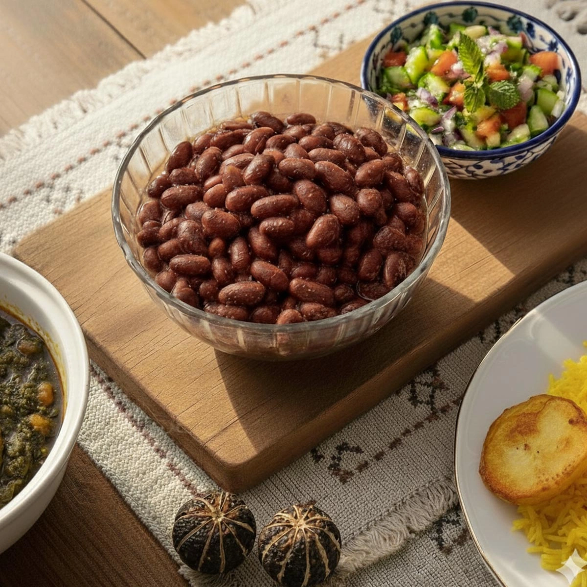 لوبیا قرمز پخته محلی خمین (700گرمی)