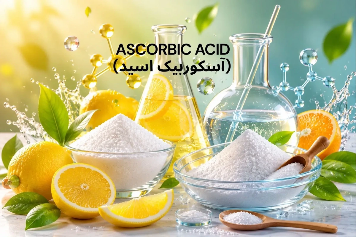 پودر اسید آسکوربیک خوراکی ویتامین C مناسب صنایع غذایی