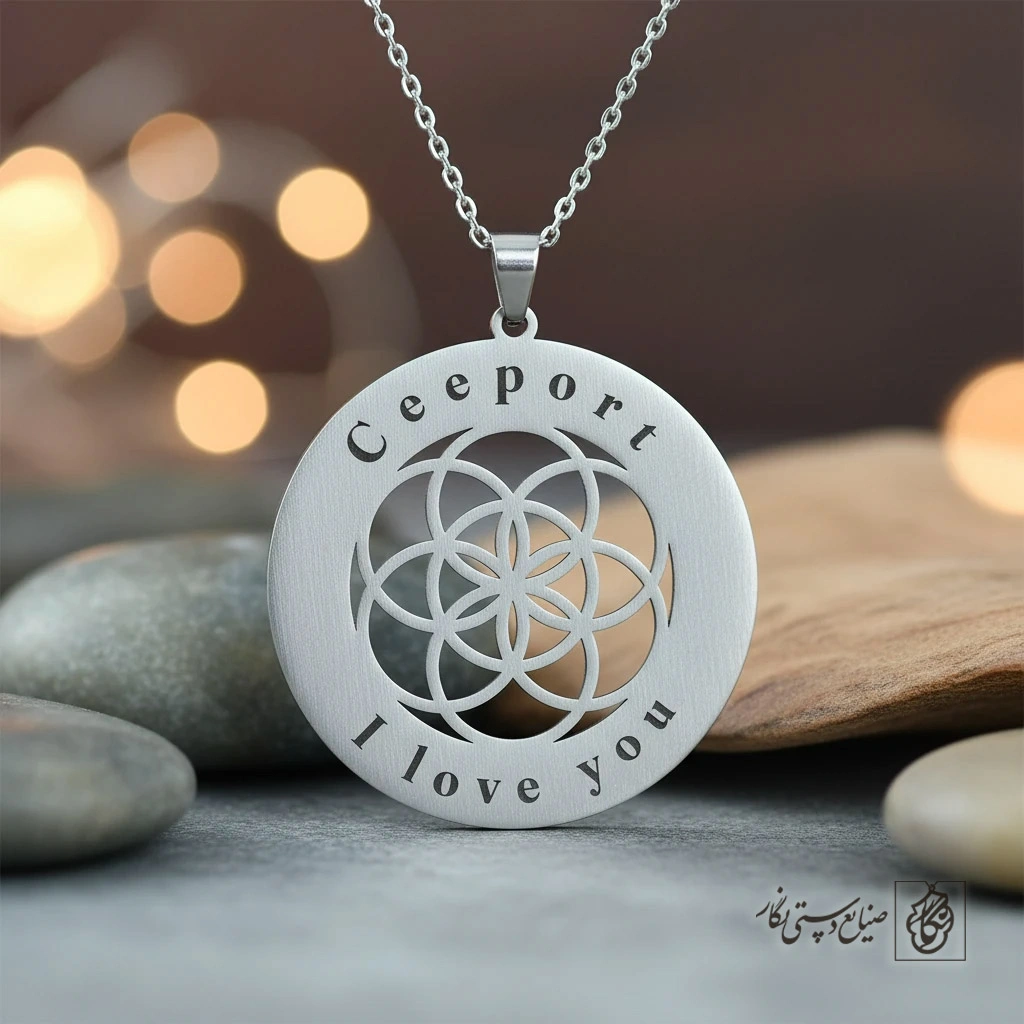 گردنبند مانترا (Ceeport - I Love You) کد 60166