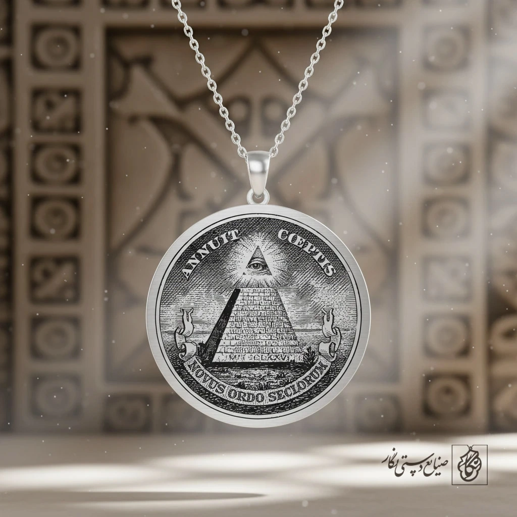 گردنبند نماد تک‌چشم (دلار آمریکا) کد 60191