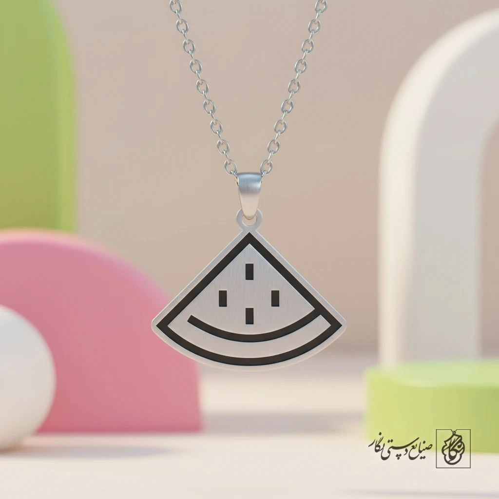 گردنبند فانتزی هندوانه کد 60262