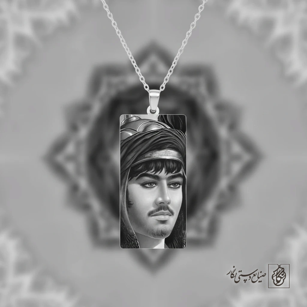 گردنبند تمثال حضرت علی‌اکبر (ع) کد 60411