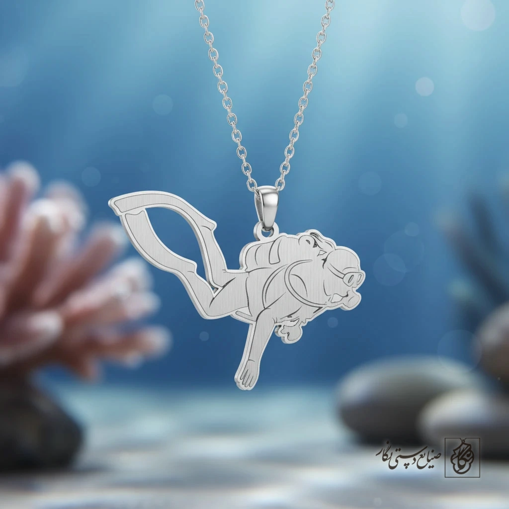 گردنبند غواصی (مدل شناور) خطی کد 60462
