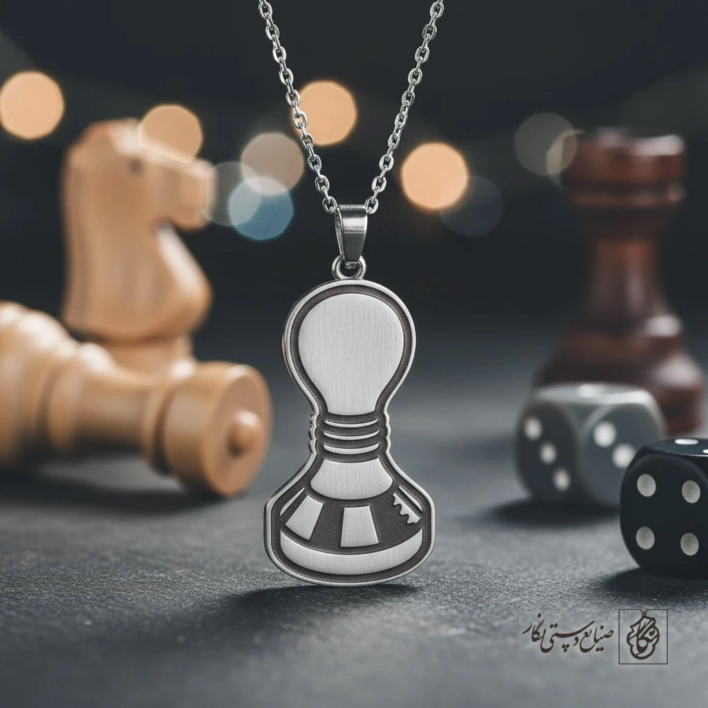 گردنبند تمپر قهوه (باریستا) کد 60505