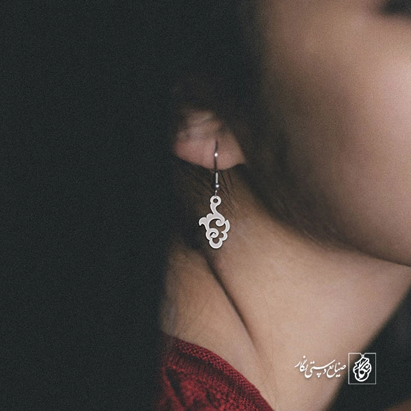 گوشواره طرح اسلیمی کد 1449