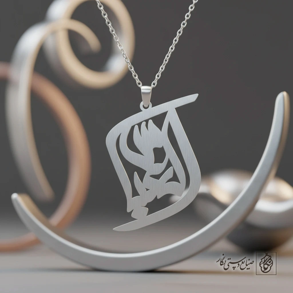 گردنبند مذهبی طرح عباس (ع) کد 7373
